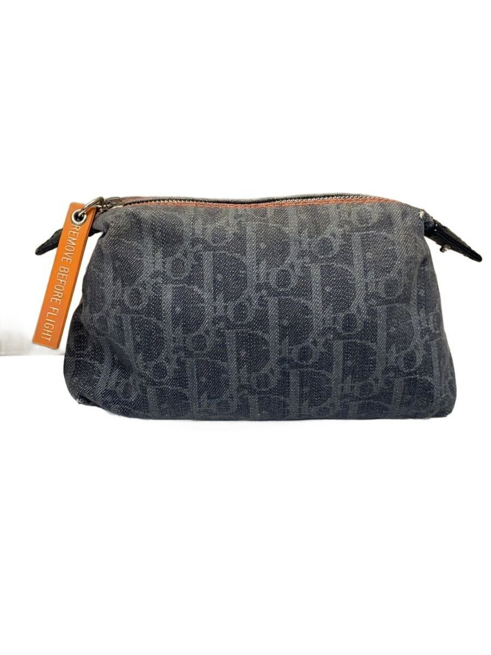Christian Dior Pouch Clutch Denim Indigo Blue